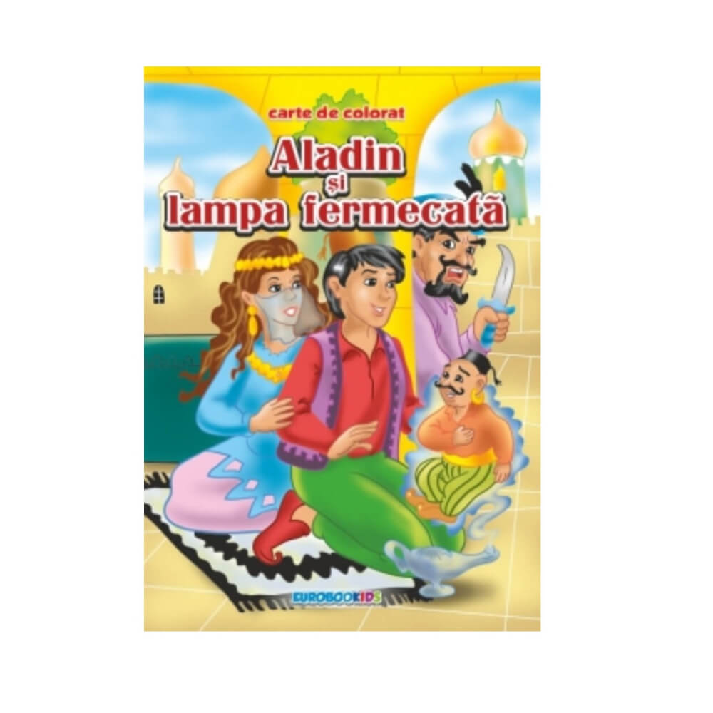 Aladin si Lampa Fermecata, Carte de Colorat B5