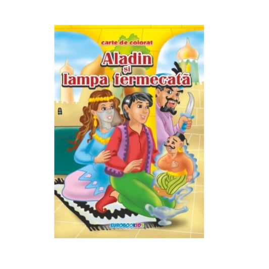 Aladin si Lampa Fermecata, Carte de Colorat B5