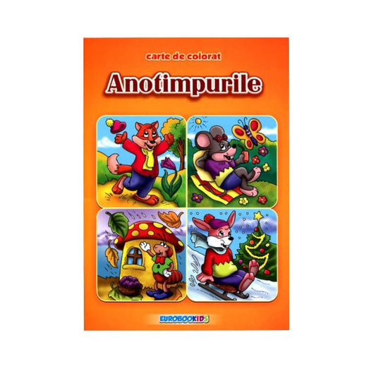 Anotimpurile, Carte de Colorat B5