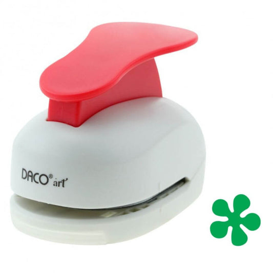 Perforator DACO Hobby, Model Floare 2, Plastic/Metal, Perforare 5 cm, Multicolor, Perforator Lucru Manual, Perforator Floare, Perforator Activitati Creative, Perforator pentru Felicitari si Invitatii, Perforatoare cu Model Floare