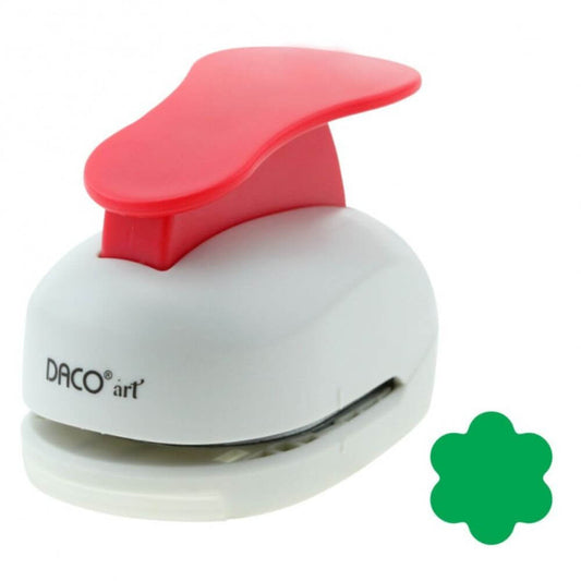 Perforator DACO Hobby, Model Floare 3, Plastic/Metal, Perforare 5 cm, Multicolor, Perforator Lucru Manual, Perforatoare Lucru Manual, Perforator Activitati Creative, Perforator pentru Felicitari si Invitatii, Perforatoare cu Model Floare