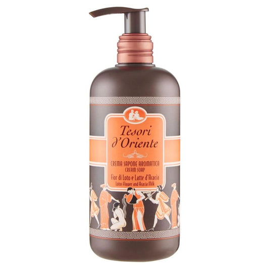 Sapun Lichid Tesori d'Oriente Lotus Flower, 300 ml, cu Floare de Lotus si Unt de Shea, Sapun Lichid cu Floare de Lotus, Sapun Hidratant, Sapun Lichid Hidratant, Sapun Lichid, Sapun Tesori d'Oriente, Sapunuri Lichide, Sapun Lichid cu Pompita