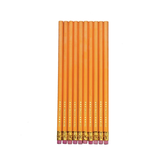Creioane Grafit Cu Radiera Mina Hb Set 10