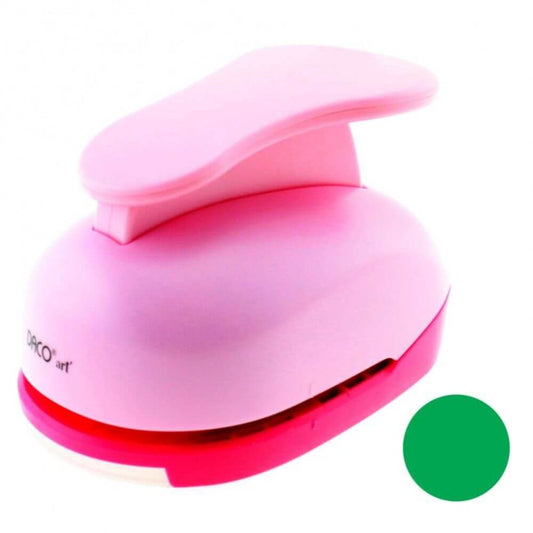 Perforator DACO Hobby, Model Cerc, Plastic/Metal, Perforare 7.6 cm, Multicolor, Perforator Lucru Manual, Perforator Model Cerc, Perforator Activitati Creative, Perforator pentru Felicitari si Invitatii, Perforatoare cu Model