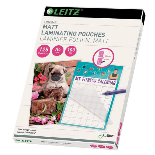 100 Folii de Laminare la Cald Leitz UDT, A4, 125 Microni, Finisaj Mat, Folie pentru Laminare la Cald, Folie A4 pentru Laminare la Cald, Folie A4 Laminare la Cald, Folie Laminare la Cald, Folie Laminare 125 Microni, Set 100 Folii Laminare la Cald Leitz
