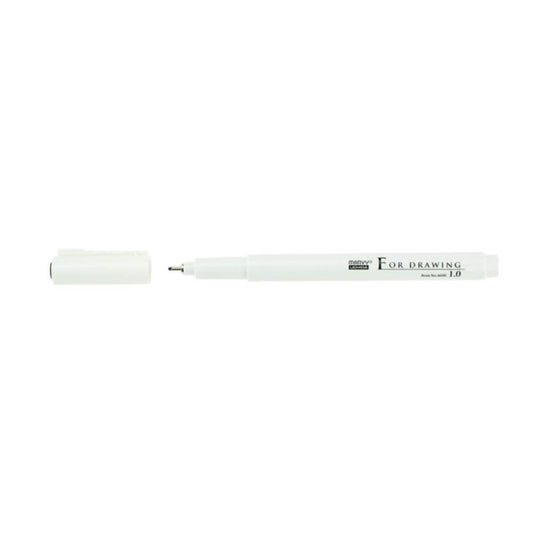 Pix Liner Grafic MARVY, Varf Rotund 1 mm, Mina Neagra, Cerneala pe Baza de Pigmenti, Pixuri Grafice, Pix Grafic cu Pigmenti, Liner Grafic, Liner Desen, Liner Pix, Liner cu Pigmenti, Pix Desen Grafic, Pix Desen Tehnic, Pixuri Liner