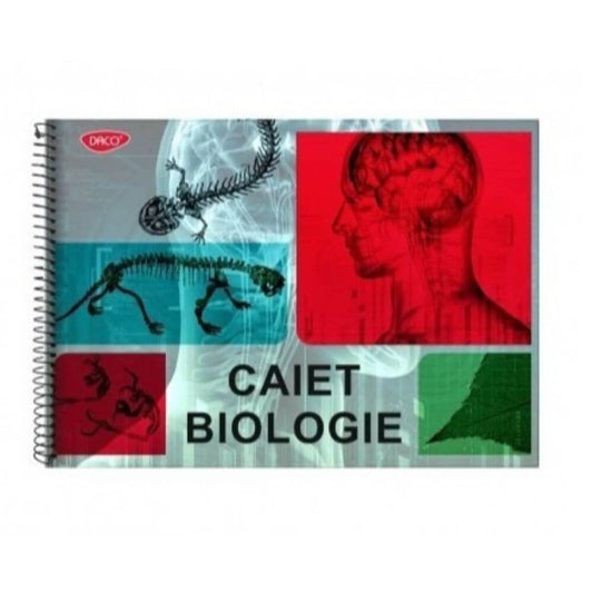 Set 20 Caiete Biologie A4 DACO, 24 File, Spiralat, Coperta Policromie, Caiet Biologie, Caiete Scolare Biologie, Caiete de Biologie, Set Caiete Biologie, Caiete Daco Biologie, Caiet Biologie 24 de File, Caiet Bio, Caiet Biologie Spiralat