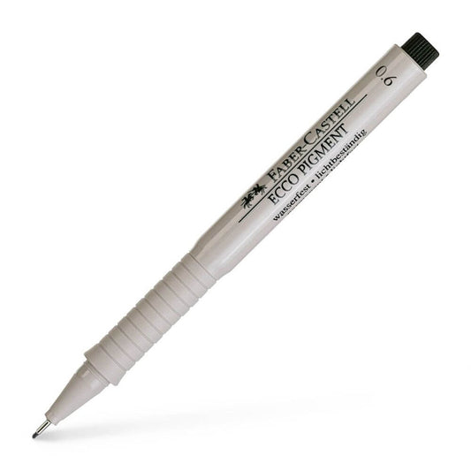 Liner Negru 0.6 mm Faber-Castell Ecco Pigment, Pix Liner Faber Castell, Liner Scriere Neagra, Liner Negru Faber Castell, Liner 0.6 Faber Castell, Liner Faber Castell Ecco Pigment, Liner Negru 0.6 Faber Castell, Fineliner Faber Castell