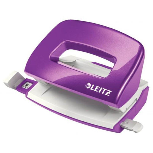 Perforator Leitz 5060, 10 Coli, Mov Metalizat, din Metal si Plastic, Mini Perforator Leitz, Perforator Mic Leitz, Perforator Compact Leitz, Perforator Mini 5060 Leitz, Perforator 10 Coli, Perforator 10 Foi, Perforator Modern, Mini Perforatoare Leitz