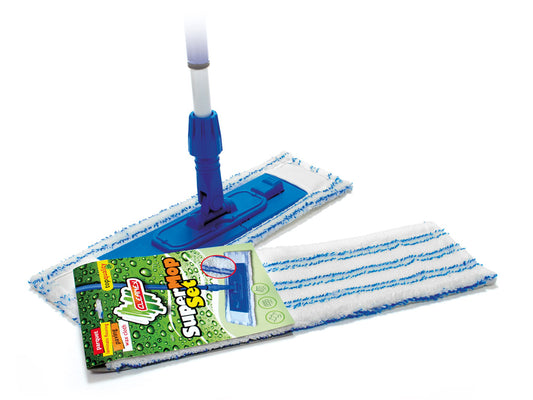 Set Mop Plat : Suport+maner+mop, 42x9cm