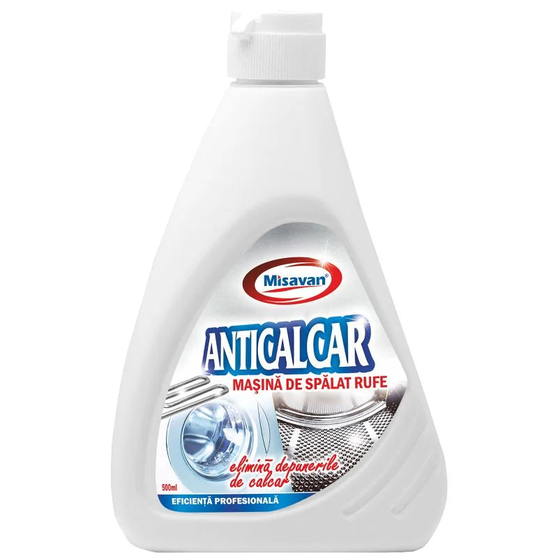 Solutie Anticalcar pentru Fier de Calcat Misavan, 500ml, Solutie Lichida pentru Anticalcar, Solutie Lichida Iefina pentru Fier de Calcat, Produse Anticalcar Misavan, Produse Anticalcar Lichide