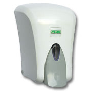 Dispenser Sapun Lichid, 1l, 15.5x12.5x17cm,cu Reumplere, Inchidere Cu Cheie,plastic, Viali