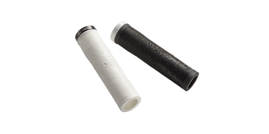 Mansoane Velo - Warp  -  Vexk  -  130mm Fixare: Inele Blocare  -  Alb
