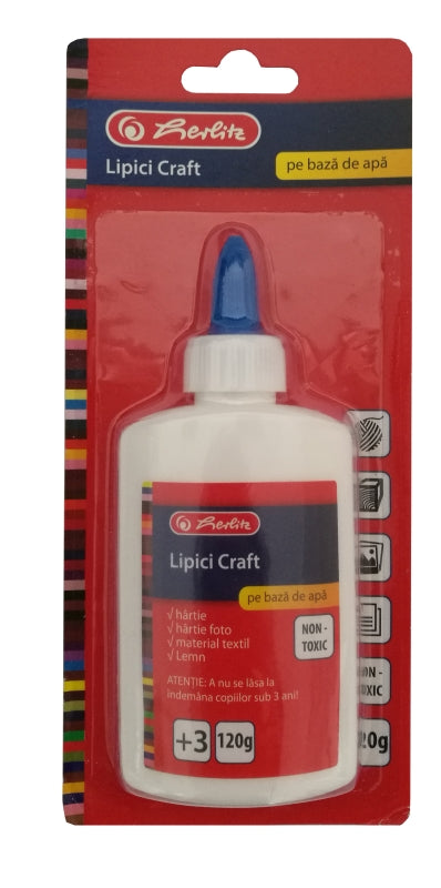 Lipici Craft 120g Herlitz, Prezentare Pe Blister