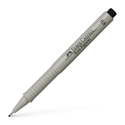 Liner Negru 0.8 mm Faber-Castell Ecco Pigment, Pix Liner Faber Castell, Liner Scriere Neagra, Liner Negru Faber Castell, Liner 0.8 Faber Castell, Liner Faber Castell Ecco Pigment, Liner Negru 0.8 Faber Castell, Fineliner Faber Castell