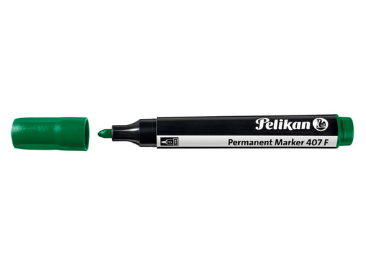 Marker Permanent 407 Varf Rotund Verde
