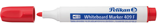 Marker Whiteboard 409 Varf Rotund Rosu