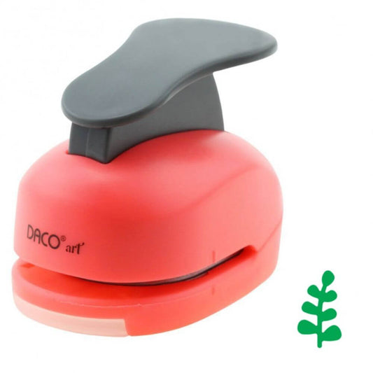 Perforator DACO Hobby, Model Frunza Salcam, Plastic/Metal, Perforare 3.8 cm, Multicolor, Perforatoare Lucru Manual, Perforator Frunza Salcam, Perforatoare Activitati Creative, Perforatoare pentru Felicitari si Invitatii, Perforatoare cu Model