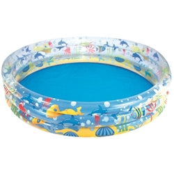 Piscina Gonflabila Cu 3 Inele Si Imprimeu Cu Pestisori