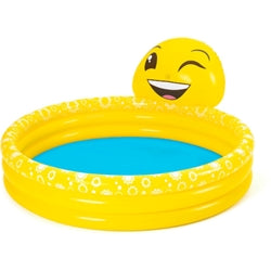 Piscina Gonflabila Cu 3 Inele Happy Emoji