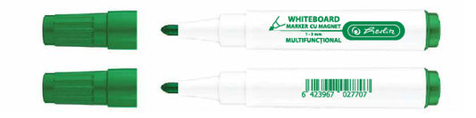 Marker Whiteboard Verde, Prevazut Cu Burete Si Magnet