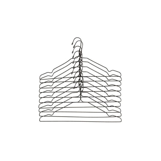 Set 10 Umerase Metalice, Culoare Gri, Dimensiune 41 x 20 cm