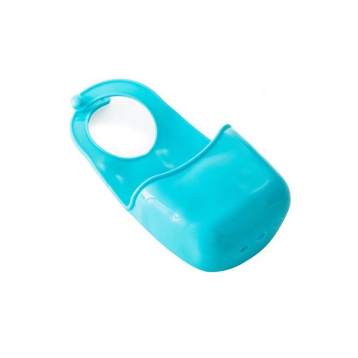 Suport pentru Burete Vase din Silicon, Dimensiune 20x12 cm, Orificii Scurgere si Inel Prindere, Culoare Multicolora