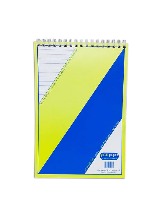Bloc Notes A4 Dictando cu Dubla Spira Metalica, 60 File, Caiet de Notite, Notes cu Spira Metalica, Carnetele Scoala