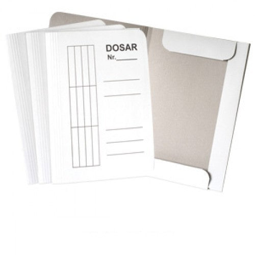 Dosar Carton Alb Duplex 230g, Plic