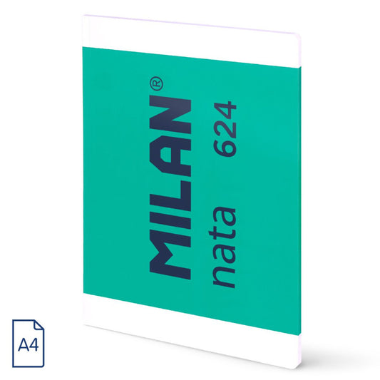 Caiet A4 48 File Dr Cusut Milan Verde Nata 57042g48gr
