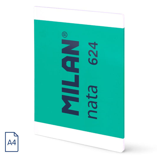 Caiet A4 48 File Ar Cusut Milan Verde Nata 57043g48gr