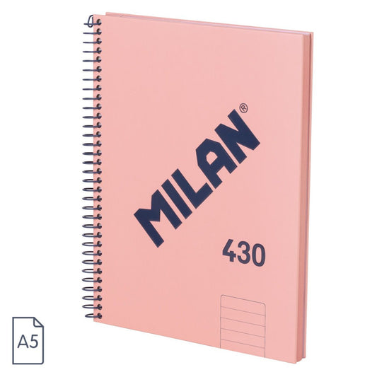 Caiet A5 80 File Dr Spira Milan Roz 430 57152e80sncp