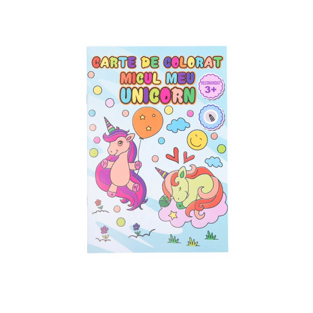 Carte de Colorat B5 Artpress, Micul meu Unicorn, 16 File, 90 g/m²