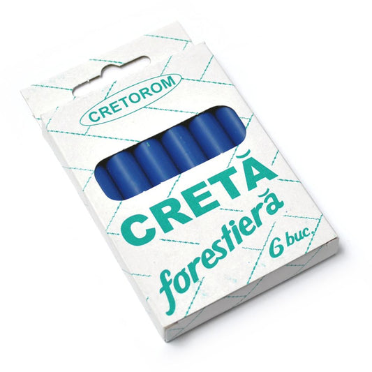 Set 6 Buc Creta Forestiera, Culoare Albastru