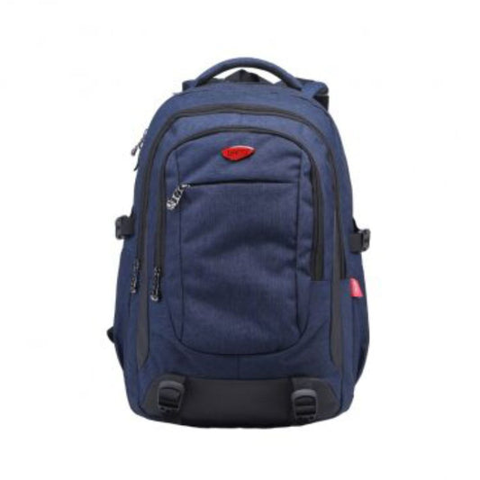 Ghiozdan Scolar Daco, Dimensiune 48 cm, Bretele cu Burete Reglabile, Material Poliester, Culoare Albastru Inchis