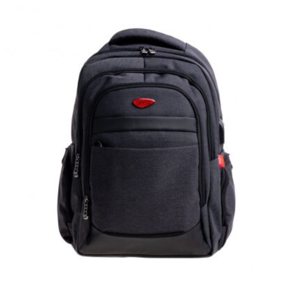 Ghiozdan Adolescenti cu Sectiune pentru Laptop Daco, Dimensiuni 46x33x17 cm, Bretele cu Burete Reglabile, Material Poliester, Culoare Albastru Inchis