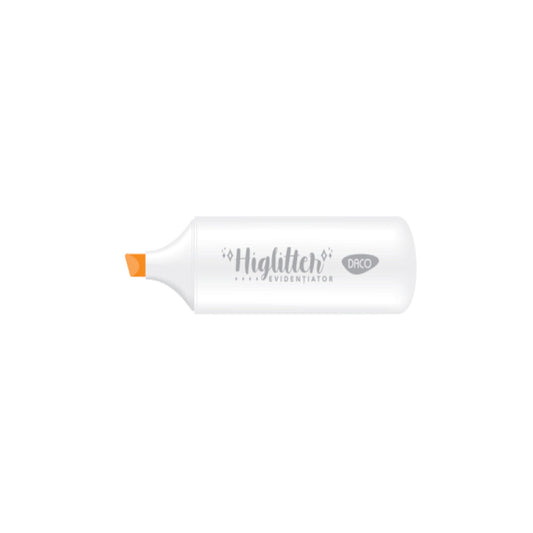 Marker Evidentiator Glitter Daco Portocaliu Mk404p