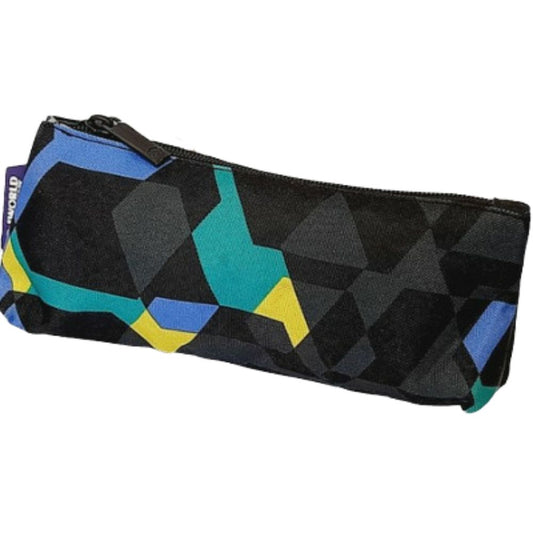 Penar Tip Borseta JWorld, 1 Fermoar, Model PC05-226 Geometric, Dimensiune 220x80x35 mm Culoare Negru