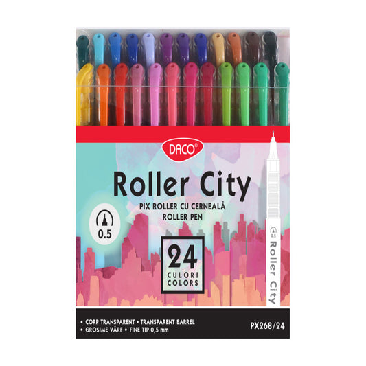 Pix Roller Daco Set 24 Roller City Daco Px268/24