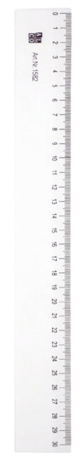 Rigla Flexibila Din Plastic, 30cm, Alco - Transparent