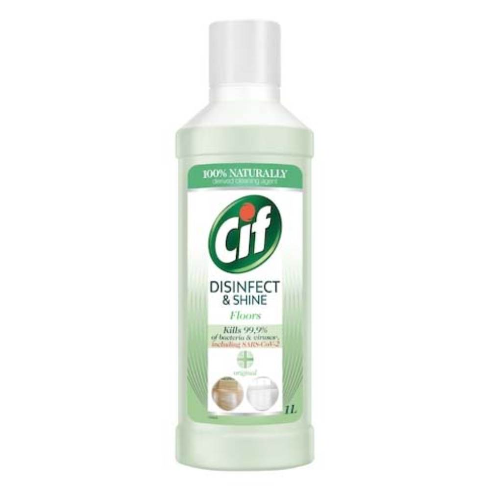 Solutie Dezinfectanta pentru Curatare Podele Cif Disinfect &amp; Shine Original, 1 L