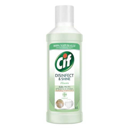 Solutie Dezinfectanta pentru Curatare Podele Cif Disinfect &amp; Shine Original, 1 L