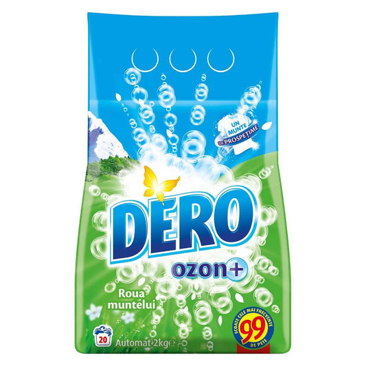 Detergent Dero Ozon Automat Roua Muntelui, 2 Kg