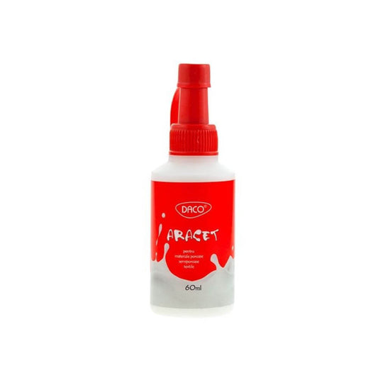 Set 12 Araceturi DACO, 60 ml, Alb, Uscare Rapida, Aracet Alb DACO, Araceturi, Aracet pentru Lipit Hartie, Plastic si Lemn, Aracet pentru Scoala, Aracet pentru Lucru Manual, Aracet Scolar, Lipici Aracet, Lipiciuri Aracet