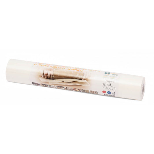 Hartie de Copt Alba Siliconata in Rola, 38x50cm, Hartie Pentru Copt Cerata,  Rola Hartie de Copt, Rola Hartie Cerata Ieftina, Hartie Copt Cerata Clasica, Hartie Cerata pentru Prajituri