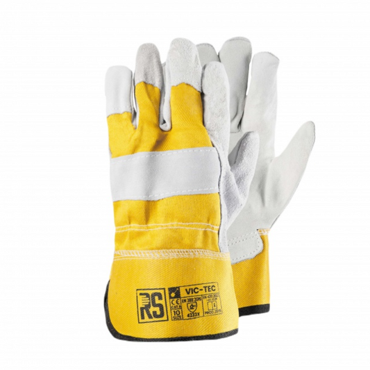Manusi Protectie, Din Piele De Vaca, En 388 (3243x), En 420+a1, Rs- Vic Tec - Marimea 10