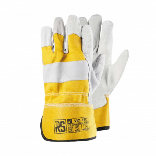 Manusi Protectie, Din Piele De Vaca, En 388 (3243x), En 420+a1, Rs- Vic Tec - Marimea 11