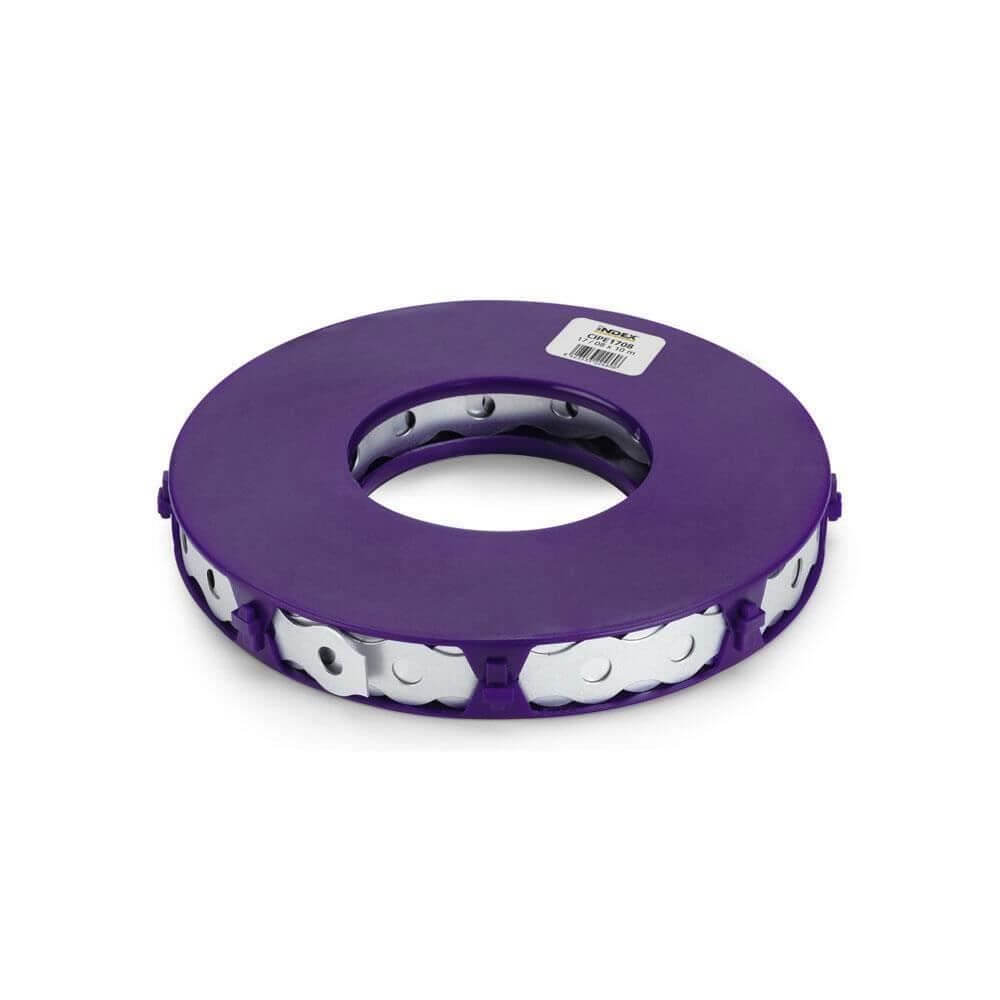 Banda Perforata Index, 17mm x 0.8 mm x 10m, 100 kg Sarcina Maxima, pentru Instalarea Tevilor, Banda Metalica Perforata pentru Montaj, Banda Metalica Perforata, Banda Metalica Montaj, Benzi Perforate