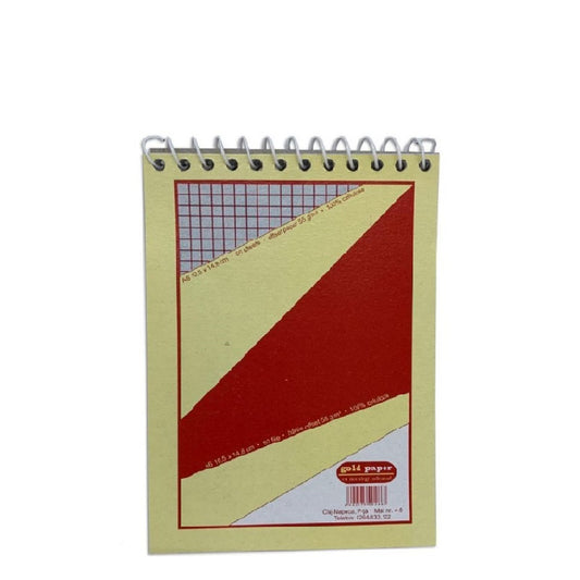 Set 10 Bloc Notes A6 Matematica, 60 File cu Spira Metalica, Hartie Offset 55 g/mÂ², Caiet de Notite, Rechizite Scolare, Carnetel Birou, Carnetele Scoala