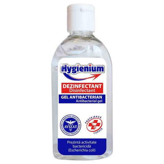 Gel Dezinfectant pentru Maini Hygienium, cu 70 % Alcool, Efect Antibacterian, 85 ml